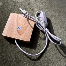 Load image into Gallery viewer, Square Light Up Sphere Stand