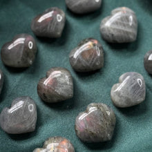 Load image into Gallery viewer, Mini Sunset Labradorite Hearts
