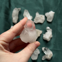 Load image into Gallery viewer, 12x mini clear quartz clusters
