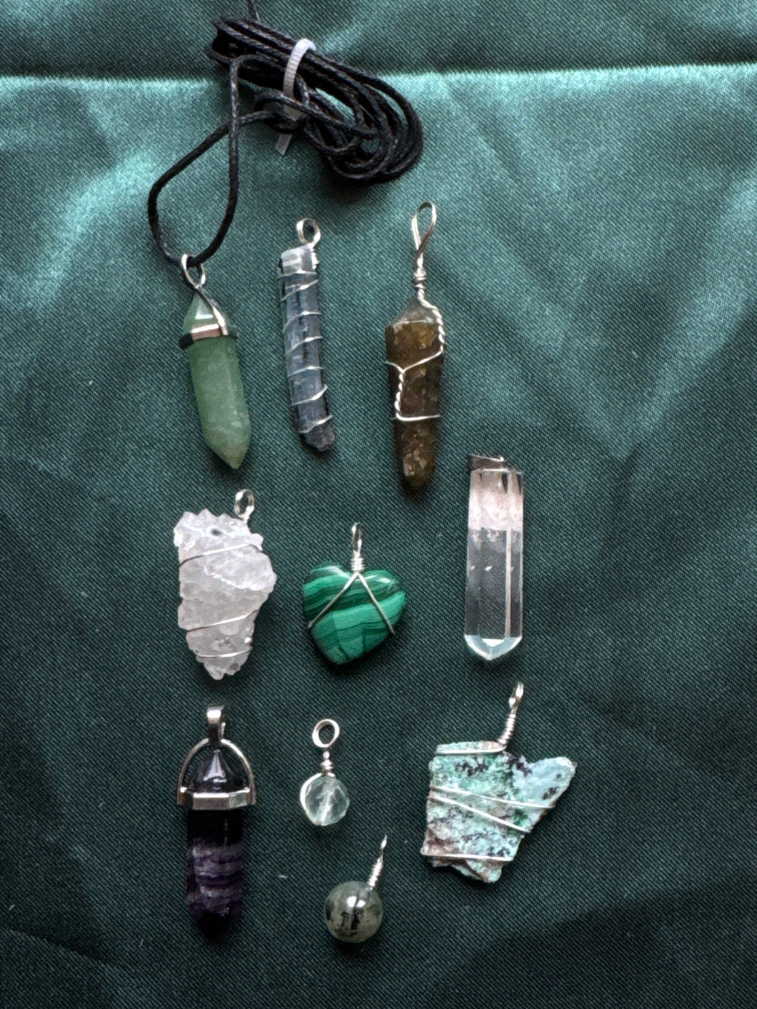 cool tones crystal jewellery mix - 2